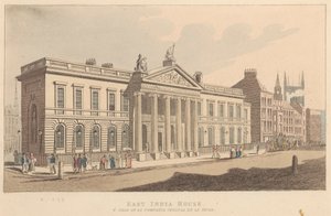East India House, o Casa de la Compania Inglesa de la India door Unknown artist
