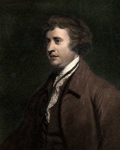 Edmund Burke 1729-1797 - gravure - 19e eeuw door Unknown artist
