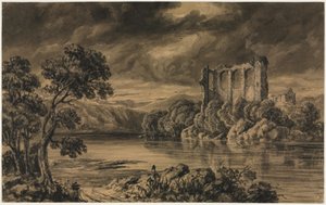 Kasteel Egremont, Cumberland door Unknown artist