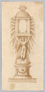 Verheffing van een monstrans door Unknown artist