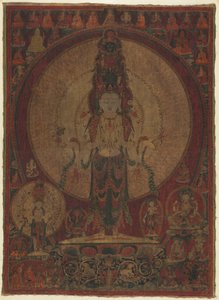 Elfhoofdige, Duizendarmige Bodhisattva van Mededogen (Avalokiteshvara) door Unknown artist