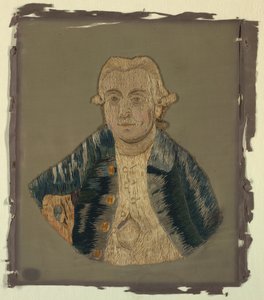 Geborduurd schilderij door Unknown artist
