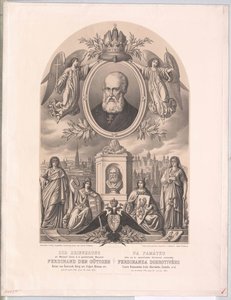 Keizer van Oostenrijk Ferdinand I (prent)
