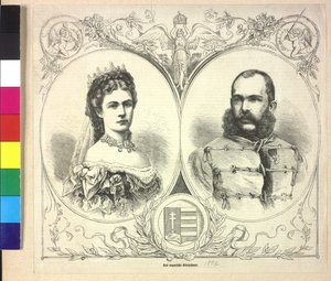 Keizer van Oostenrijk en Elisabeth Franz Joseph I door Unknown artist