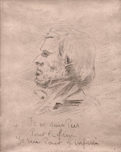 Eugène Delacroix. (tekening, circa 1850)