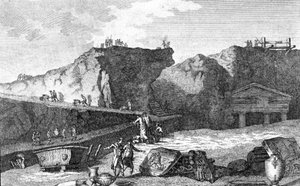 Opgravingen in Pompeii