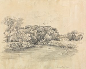 Vissers op de Rivier Stour door Unknown artist