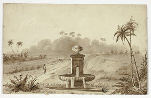 Fontein in oase