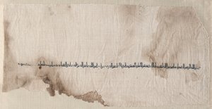 Fragment van een Tiraz door Unknown artist