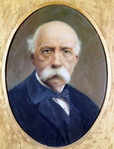 Francesco Crispi (1819 - 1901), Italiaanse politicus. Schilderij door G. Perez. Museum van het Risorgimento in Rome door Unknown artist