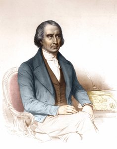 François Arago (1786-1853), Franse astronoom, natuurkundige en politicus. door Unknown artist
