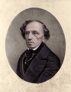 Giacomo Meyerbeer (1791-1864), Duitse componist door Unknown artist