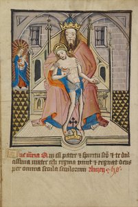 God de Vader en Zoon met de Maagd