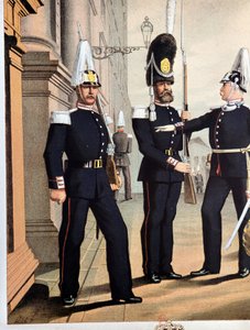 Grenadiers van de Zweedse Garde, v.1890
