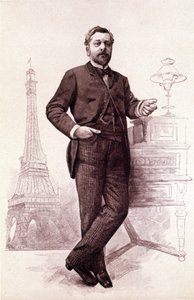 Gustave Eiffel, Franse ingenieur. door Unknown artist