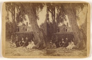 [H(arriet) B(eecher) Stowe thuis in Florida]. door Unknown artist