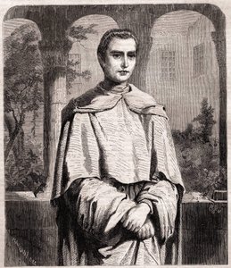 Henri Lacordaire, Franse priester en Dominicaan 1802-1861. door Unknown artist