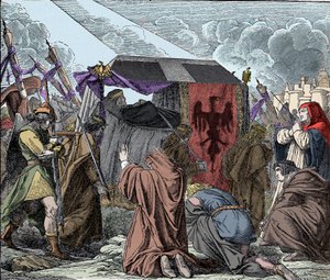 Hendrik VII betreurd door zijn volk