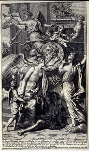 De geest van Homerus, die zijn Ilias en zijn Odyssee vasthoudt en geleid door heroïsche poëzie, wordt ondanks de inspanningen van de Afgunst geïntroduceerd in de tempel van herinnering, die zijn deuren opent. Hij wordt vergezeld door de Roem die voor hem u