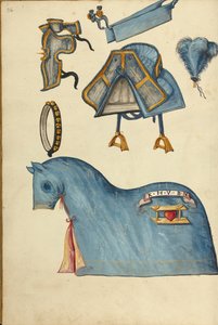 Paard harnas door Unknown artist