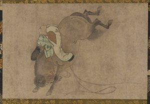 Paard en ruiter door Unknown artist