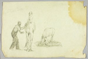 Paarden door Unknown artist