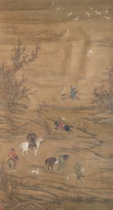 Jagen te Paard door Unknown artist