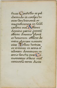 Verlucht manuscriptblad door Unknown artist