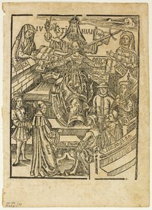 Illustratie uit Margarita philosophica, plaat 35 uit Woodcuts from Books of the XVI Century