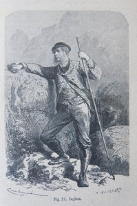 Illustratie uit "Het menselijk ras" door Louis Figuier