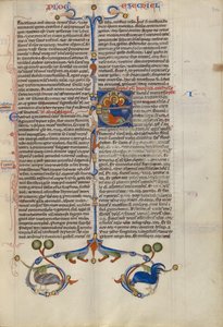 Begin E: Ezechiël droomt over de vier evangelistensymbolen