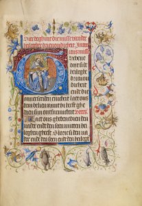 Beginletter G: De Troon van Genade door Unknown artist