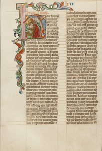 Beginletter H: Judith onthoofdt Holofernes door Unknown artist