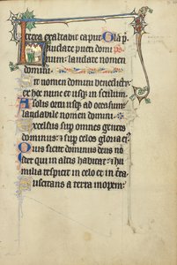 Begin L: Zingende geestelijken door Unknown artist