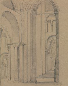 Interieur van Winchester Cathedral door Unknown artist