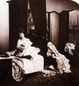 Interieur van een bordeel aan het einde van de 19e eeuw door Unknown artist