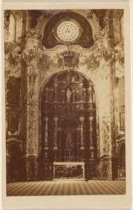 [Interieur van een ongeïdentificeerde kerk].