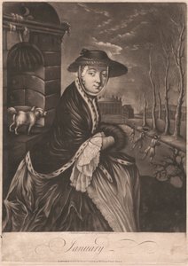 Januari door Unknown artist