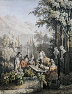 Jean-Jacques Rousseau (Genève) door Unknown artist