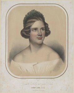 Jenny Lind door Unknown artist