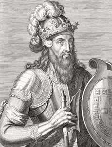 Koning Afonso III van Portugal. Portret. door Unknown artist