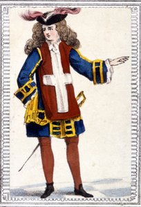 Ridder van Malta. Gravure 18e eeuw