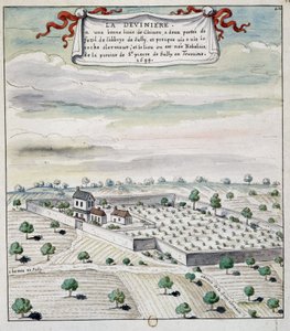 La Devinière (1699), geboorteplaats van Rabelais door Unknown artist