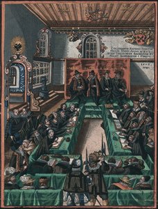 De Regensburgse Religieuze Colloquium van 1601 door Unknown artist