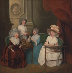 Lady Jane Mathew en haar dochters