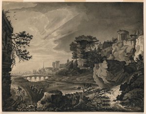 Landschap door Unknown artist