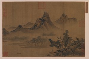 Landschap door Unknown artist