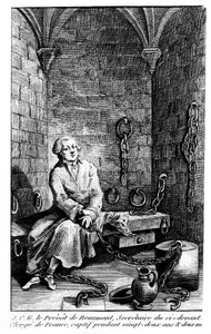 Le provost de Beaumont, secretaris van de geestelijkheid van Frankrijk, 22 jaar gevangen in de Bastille