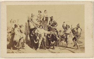 Les Moissonneurs [kopie van een schilderij]. door Unknown artist