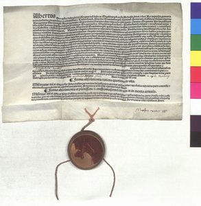 Aflaatbrief van Albert van Brandenburg